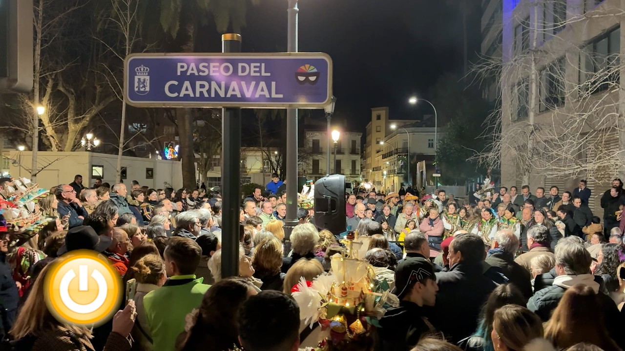 Inauguradas tres nuevas placas del Paseo del Carnaval de Badajoz
