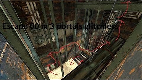 Portal 1 | ESCAPE 00 3 portals WORLD RECORD (Glitchless)