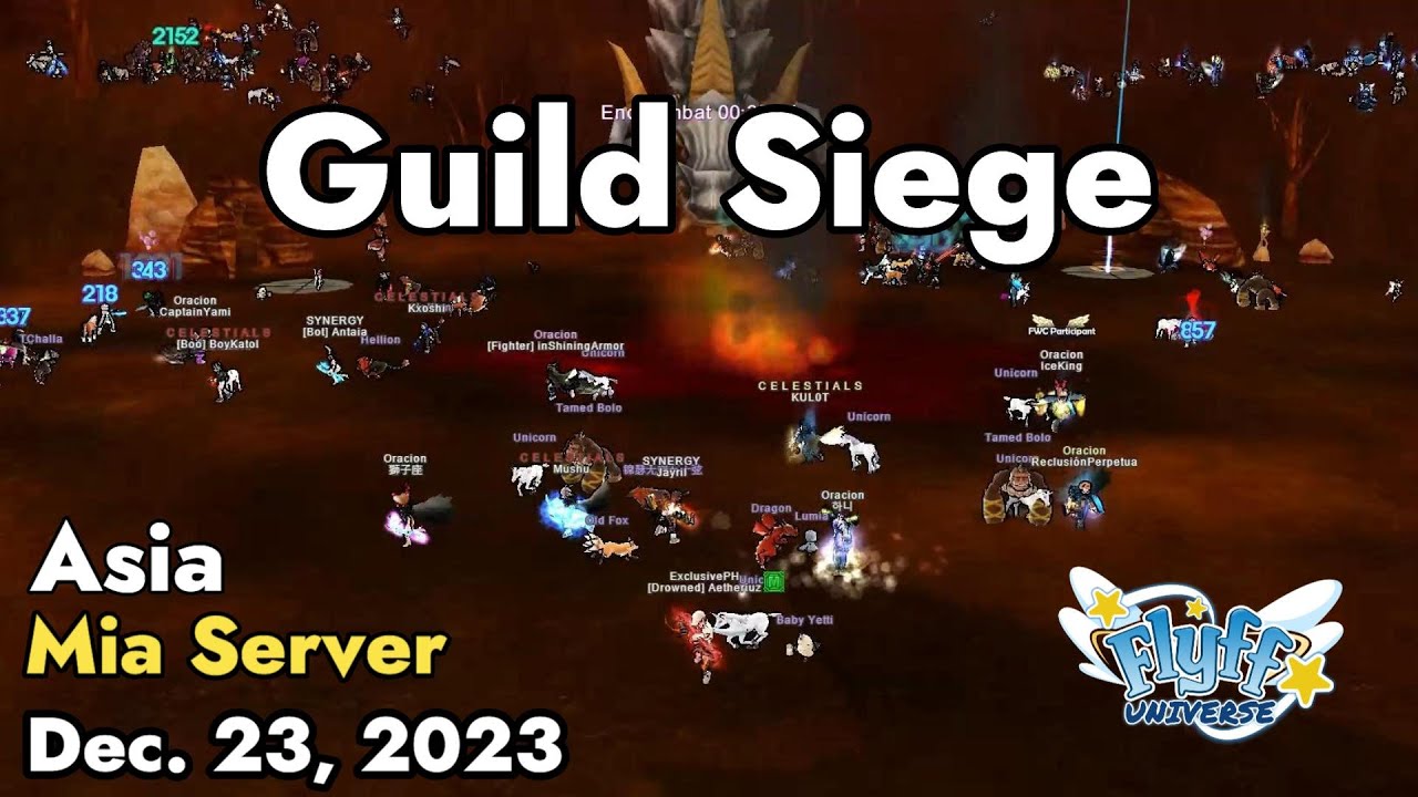Flyff Guild Siege Mini Map Guild Siege (Mia Server) December 23, 2023 | Flyff Universe - YouTube