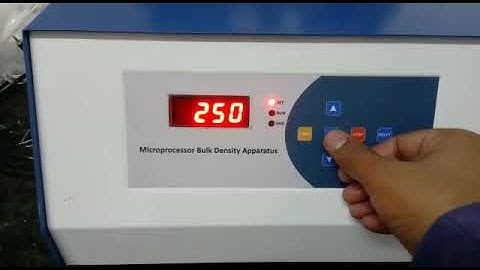 DIGITAL BULK DENSITY APPARATUS