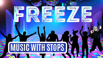 Freeze Dance Music that STOPS: musical statues