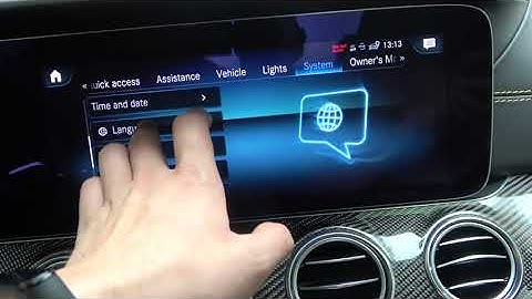 How to Change Language in Mercedes E63S AMG? Set Up MBUX System Language - Mercedes Internal System