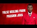 False Healing from Passion Java... the woman gets worse!