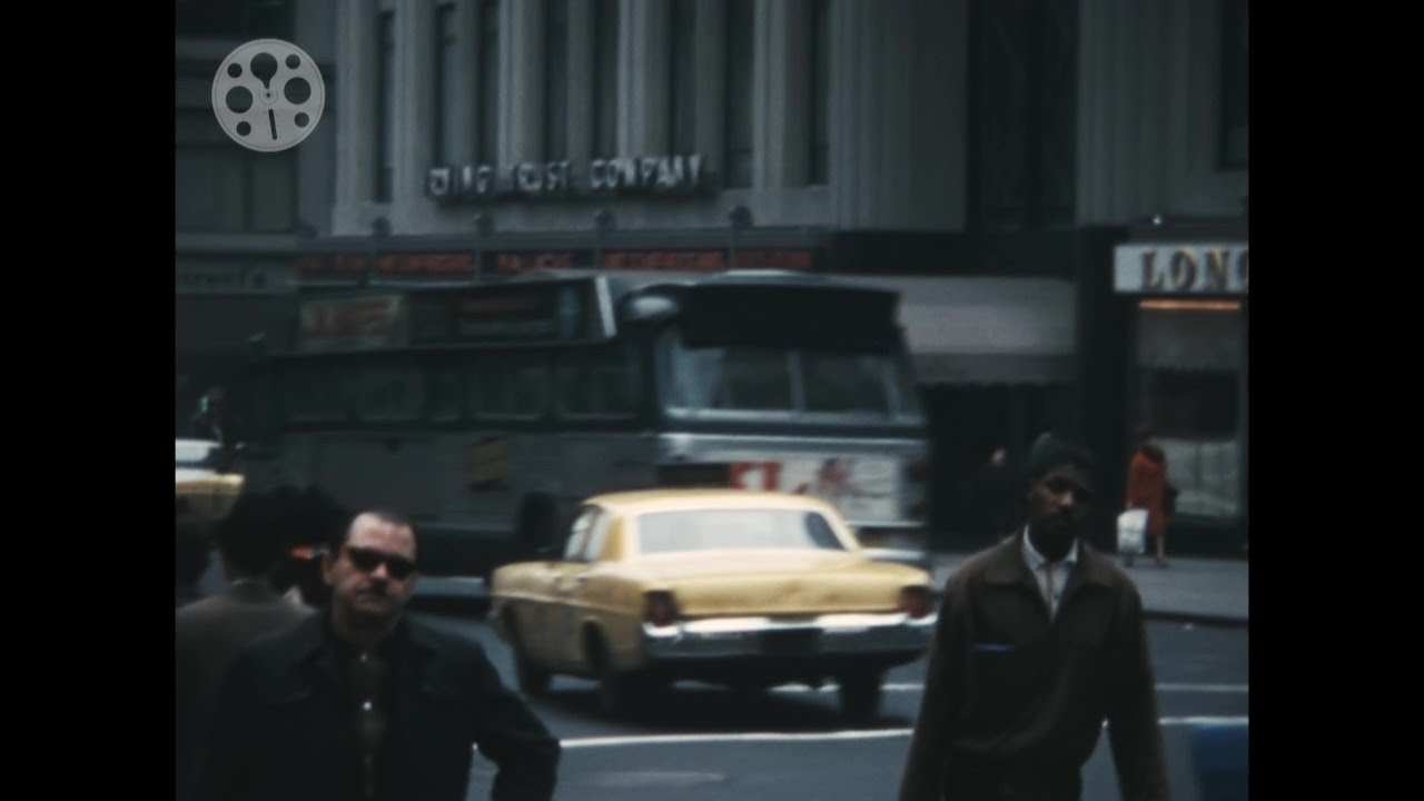 1968 - New York City - Manhattan - US - East Coast - North America - Big Apple - 8mm - 1960s