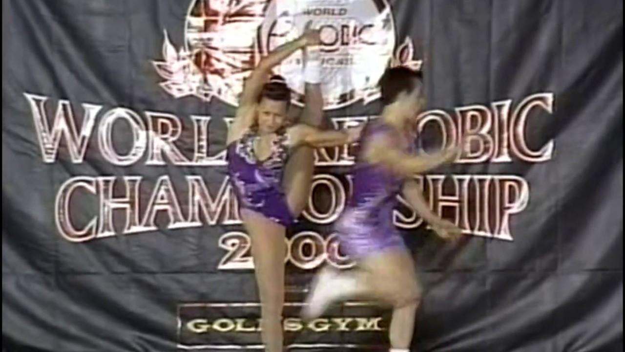 Olga Cardoso, Roberson Magalhaes (Brasil) - 2000 ANAC World Aerobic Championship