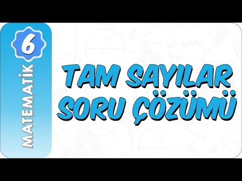 6. Sınıf Matematik | Tam Sayılar Soru Çözümü