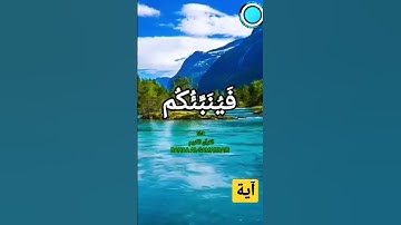 آية من سورة التوبة( ١٠٥ )