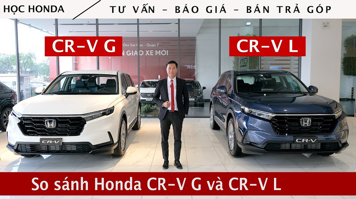 Đánh giá xe crv 2023 bản g năm 2024