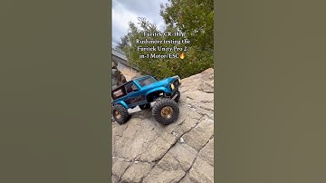 Furitek CR-18P Rushmore testing the Furitek Unity Pro 2-in-1 Motor/ESC #RC #furitek #upgrade #rcawd