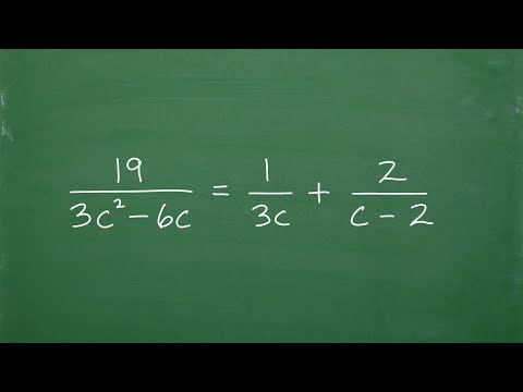 Let’s solve the rational equation, step-by-step…