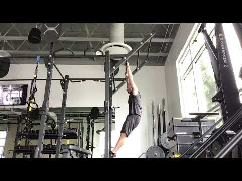 Hollow Body Hangs from a Pull-Up Bar