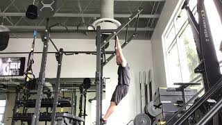 Hollow Body Hangs from a Pull-Up Bar