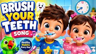 Brush Your Teeth Song Teeth Brushing Song For Kids Healthy Habits Song Mikutv Rhymes