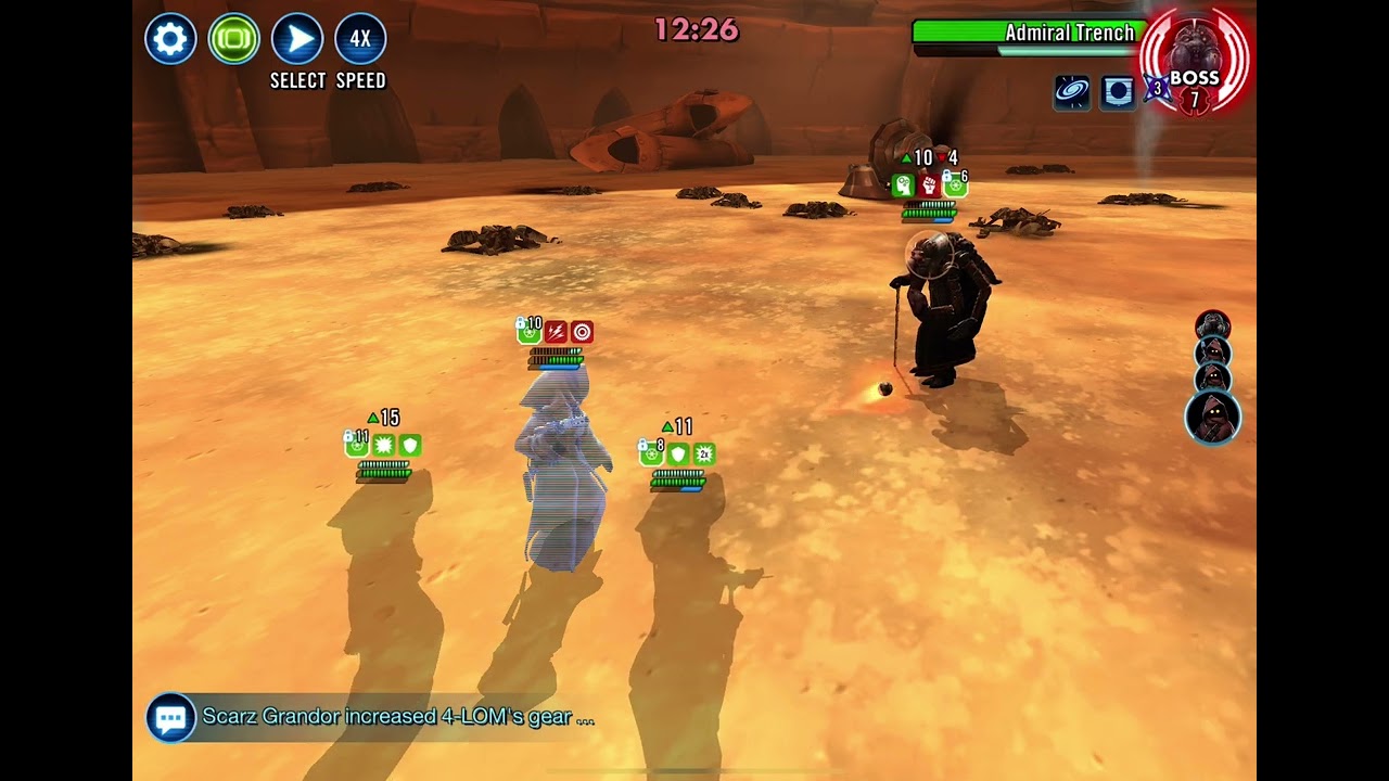 SWGOH, Galactic Challenges: Jawa vs Separatist (Tier 10)