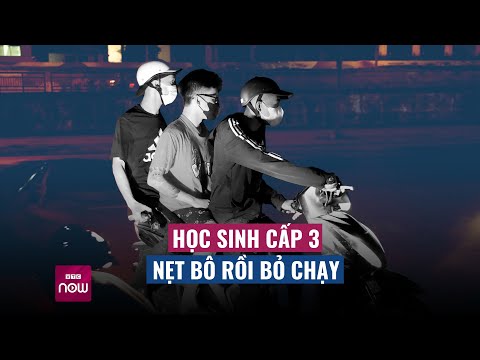 Thanh niên mới lớn xăm trổ nẹt pô ầm ĩ nhưng khi bị bắt lại bỏ chạy 141 vì sợ bố mẹ biết | VTC Now