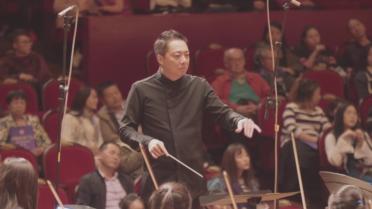 Lee Kin Fung Shostakovich Symphony No.5, 4th movement, Leung Kin-fung conducts DGS ...