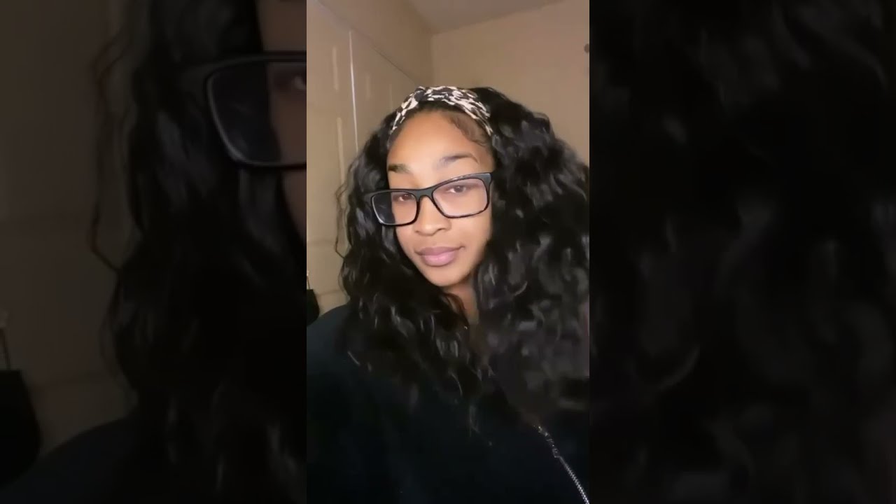 NOVISEPPE WIG Curly Headband Wigs for Black Women Black Synthetic Wig 18 inch Customer Show