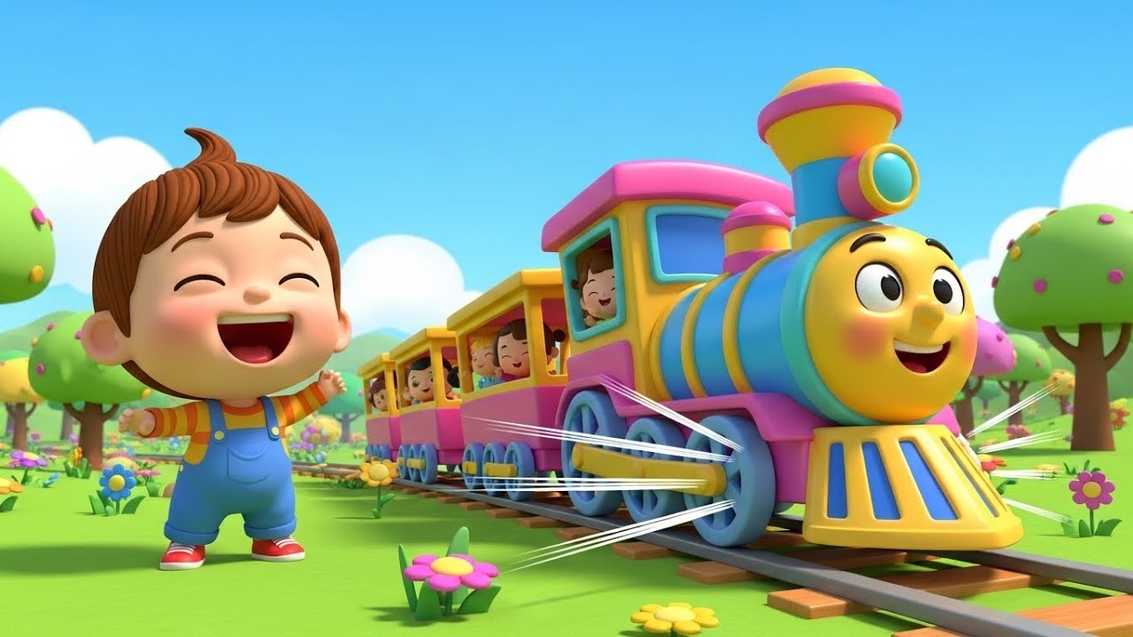 The Train Song for Kids | Fun Train Song for Toddlers to Sing and Enjoy