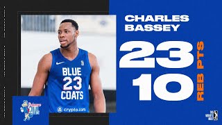 Charles Bassey with 23 PTS, 10 REB, 8 BLK vs. Mad Ants