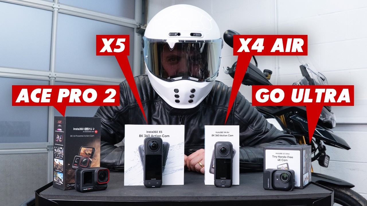 Which Insta360 Camera For Motorcycling In 2026? (Ace Pro 2 vs X5 vs X4 Air vs Go Ultra)