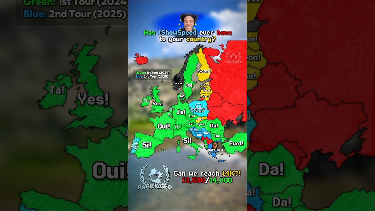 🇪🇺 Has Speed been to your country? 🇺🇸 