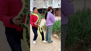 Magic Snake Prank Gone Wrong! 🐍👵😂 #shorts #funny