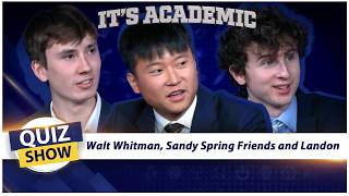 It's Academic: Walt Whitman, Sandy Spring Friends and Landon | March 7, 2026