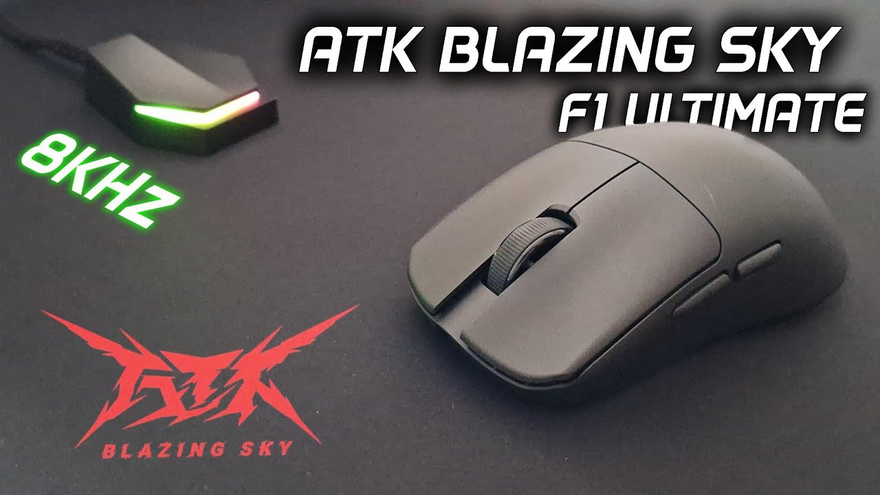 HAFİF TASARIM! YÜKSEK HIZ! YENİ 8000HZ OYUNCU MOUSE' M - ATK Blazing Sky F1 Ultimate