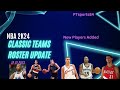 #nba2k24 adds new classic team players to the roster - Official Retro Update 12.21.23
