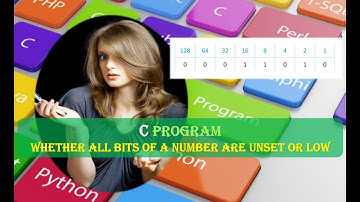 C Program Check all bits are UNSET OR LOW|bits of a number UNSET OR LOW in C