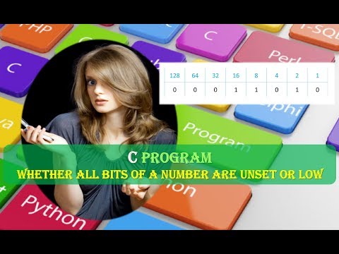 C Program Check all bits are UNSET OR LOW|bits of a number UNSET OR LOW in C