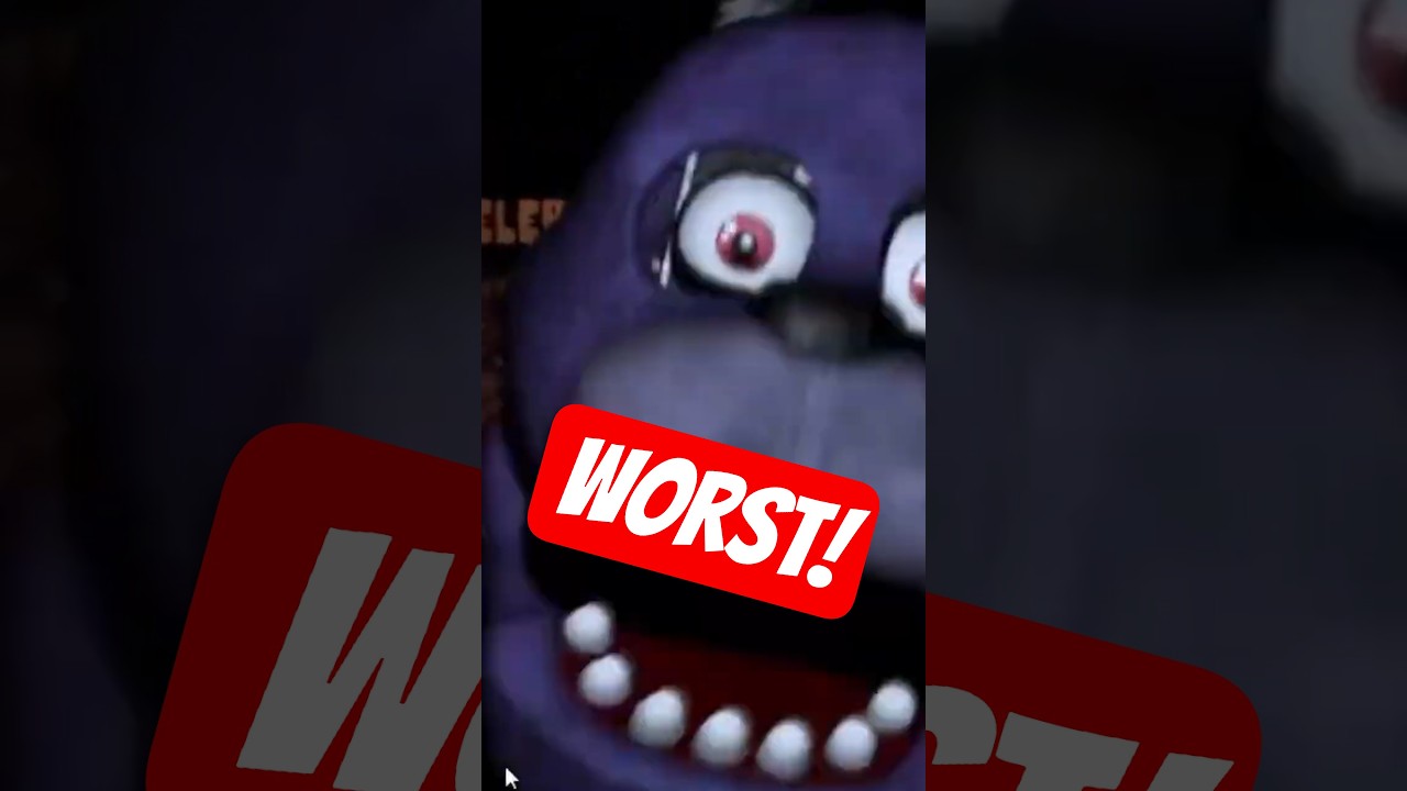 Bonnie’s Jumpscare Is the Worst One #fnaf #freddyfazbearspizza #fivenightsatfreddys #horrorgames