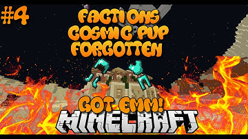 "GETTING POPPED?!" Minecraft Factions Cosmic  Pvp Forgotten Planet #4 w/msterHunter