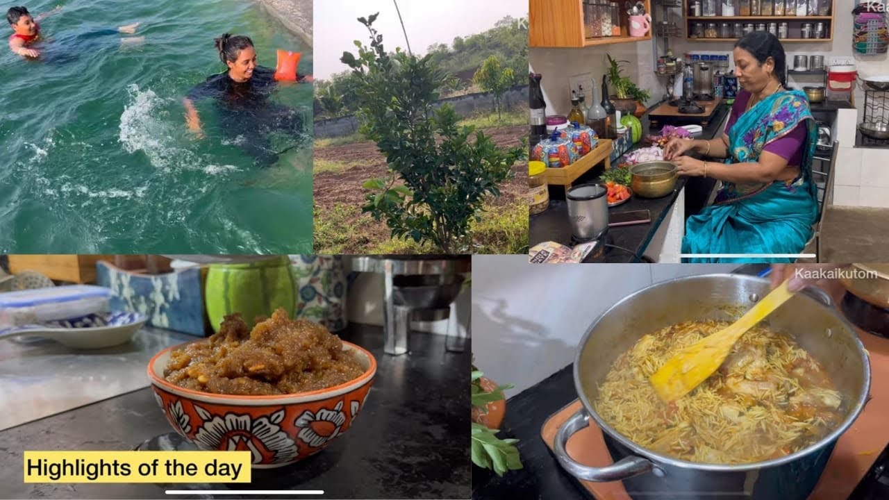 செட்டிநாட்டு ஸ்பெஷல் உக்காரை !!& இதமான குளியல்!!