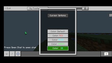CursorForMcpe v5 - Cursor Options / Custom Colors