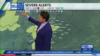 Kentucky weather forecast 10:50 p.m. 7/27/2026
