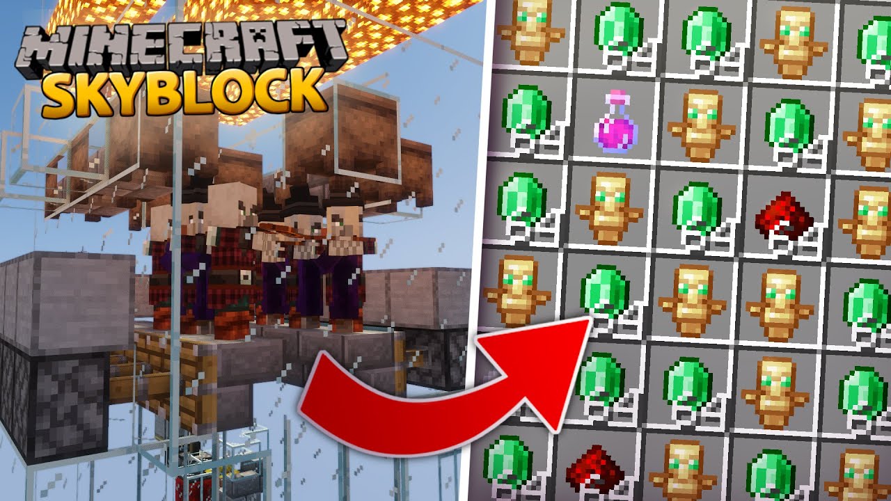 Getting RICH in Skyblock - Stacking Raid Farm - YouTube