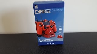 Ps4 4Gamers Charge Desktop Stand & Charge Cables