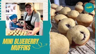 Mini Blueberry Muffins for Breakfast | Meal Prepping Breakfast Quick and Easy