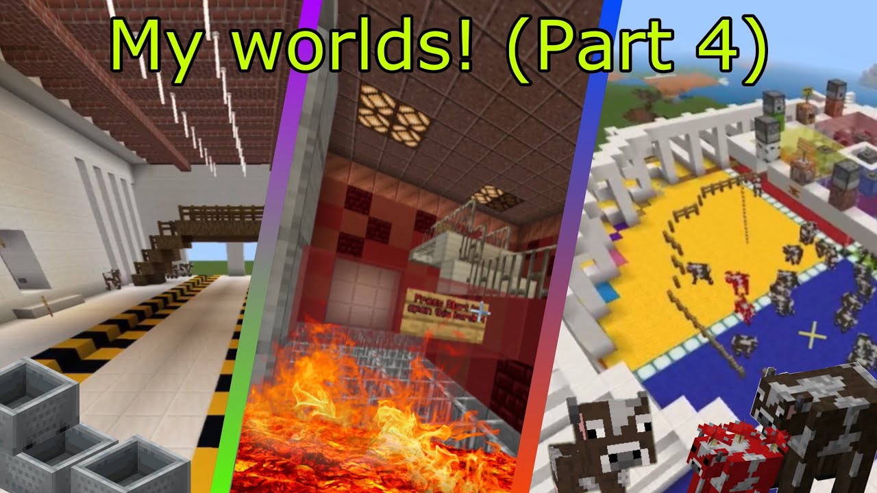 Exploring My Minecraft Worlds! (Part 4) - YouTube