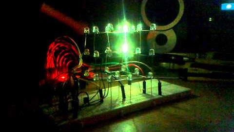 3x3x3 LED Cube Animation Powered by Arduino Uno - sketch link