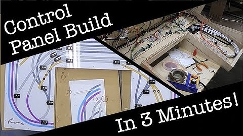 3 days of work in 3 minutes. A control panel build.