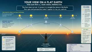 The Apparent Sun and the Observer @AlexGleasonFlatEarthMap