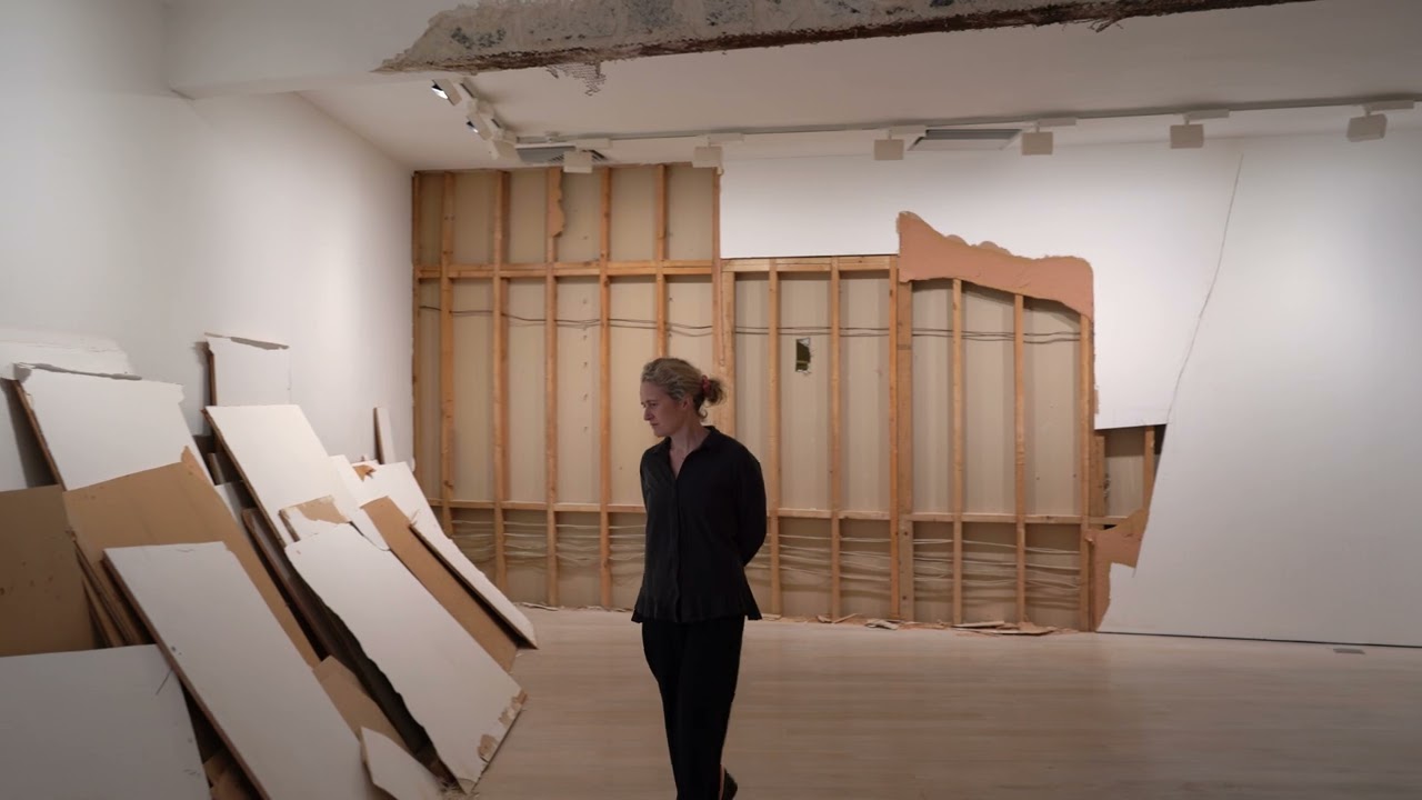 Tadashi Kawamata Demolition, Annely Juda Fine Art, London. 2025