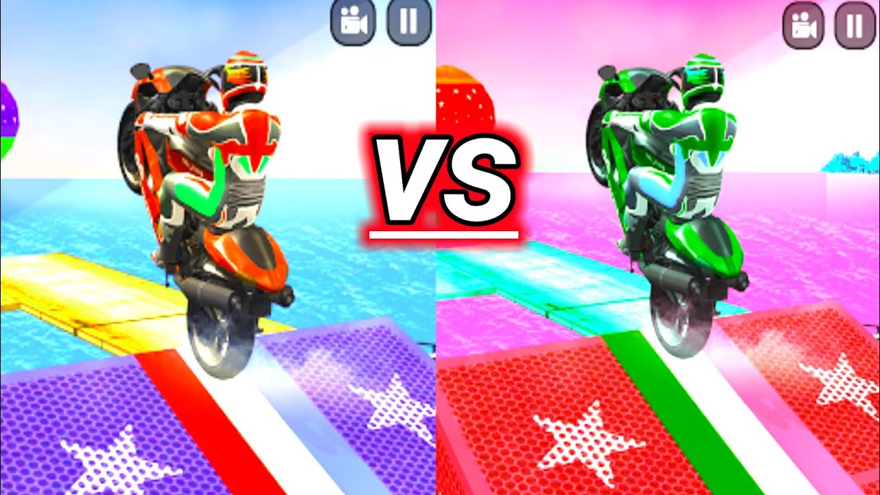 Gt Mega Ramp Bike Stunts Free-Android Gameplay.