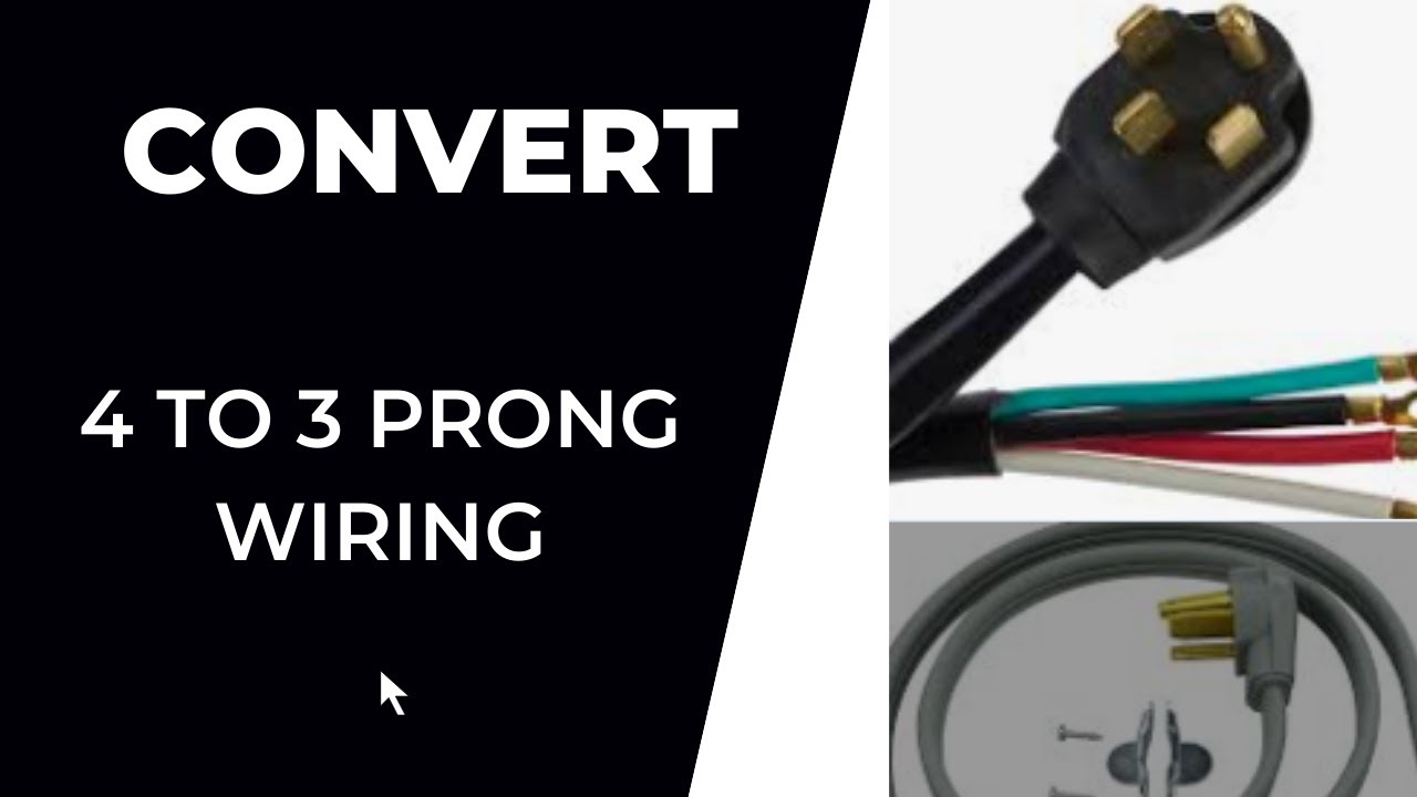 How I Change the Range Oven Stove 4 to 3 Prong Wiring - YouTube