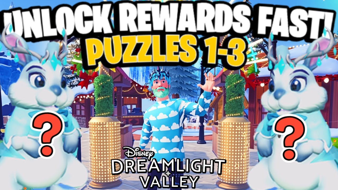 First 3 Puzzles SOLVED! Winter Floating Festival EVENT GUIDE | Dreamlight Valley