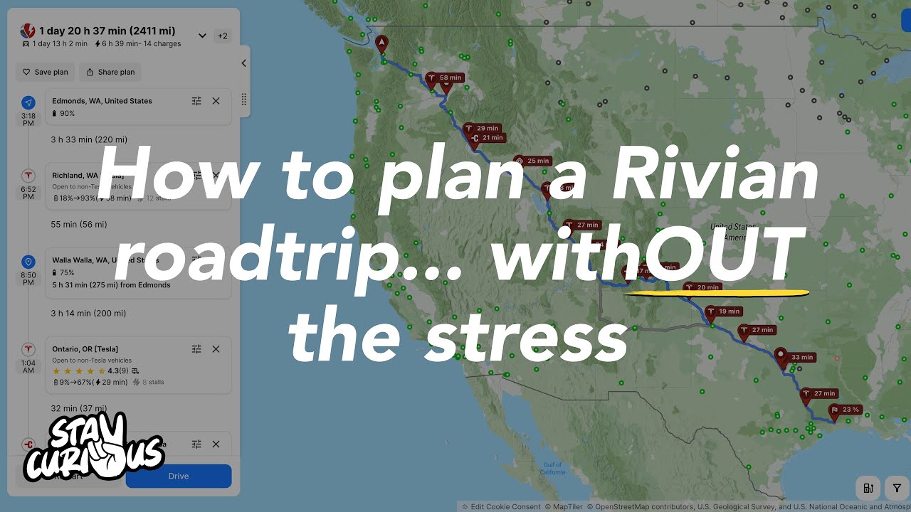 How to plan a Rivian Roadtrip withOUT the stress
