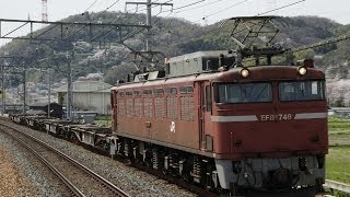 【貨物列車】EF81‐748号機【富】 配6551レ