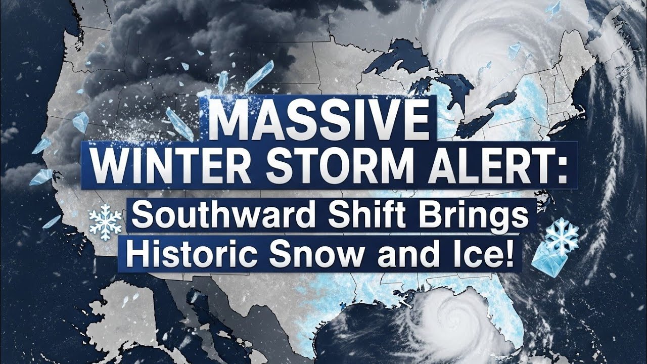 Massive Winter Storm Alert: Southward Shift Brings Historic Snow and Ice!